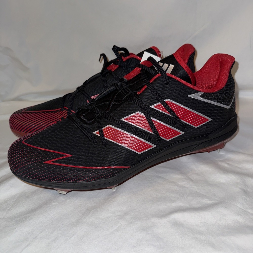 Adidas Adizero Afterburner 7 Men's Size 15 US Metal Baseball Cleats Black FV9395
